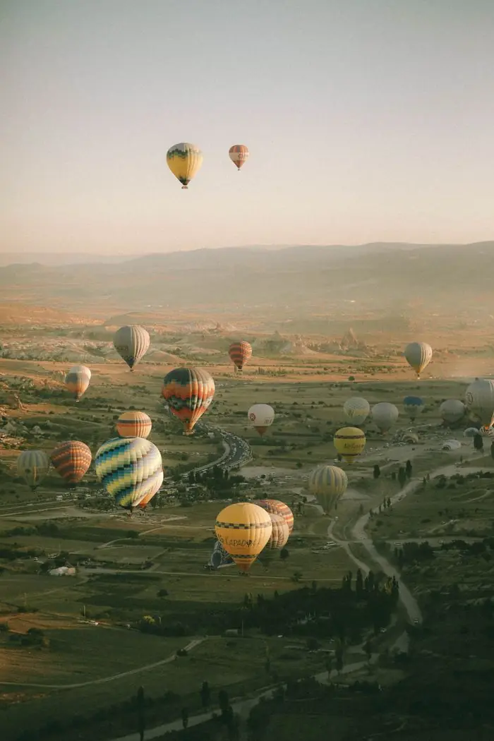 Heißluftballons über Kappadokien